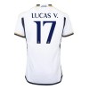 Camiseta de fútbol Real Madrid Lucas V. 17 Primera Equipación 23-24 - Hombre